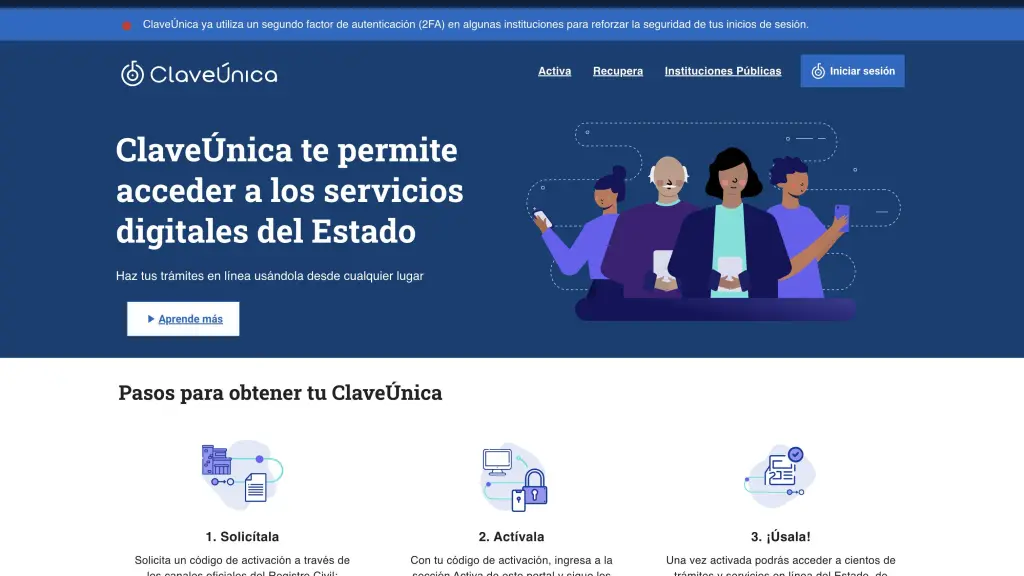 Clave Única, claveunica.gob.cl