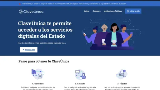 Clave Única ,claveunica.gob.cl