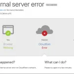 Error mostrado a los usuarios durante la caída global de Cloudflare. ,Captura 